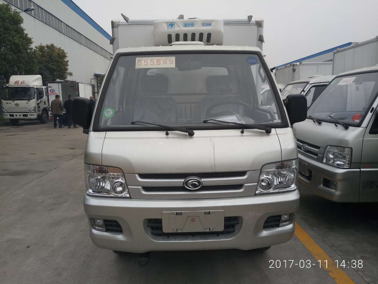 福田馭菱后雙輪冷藏車